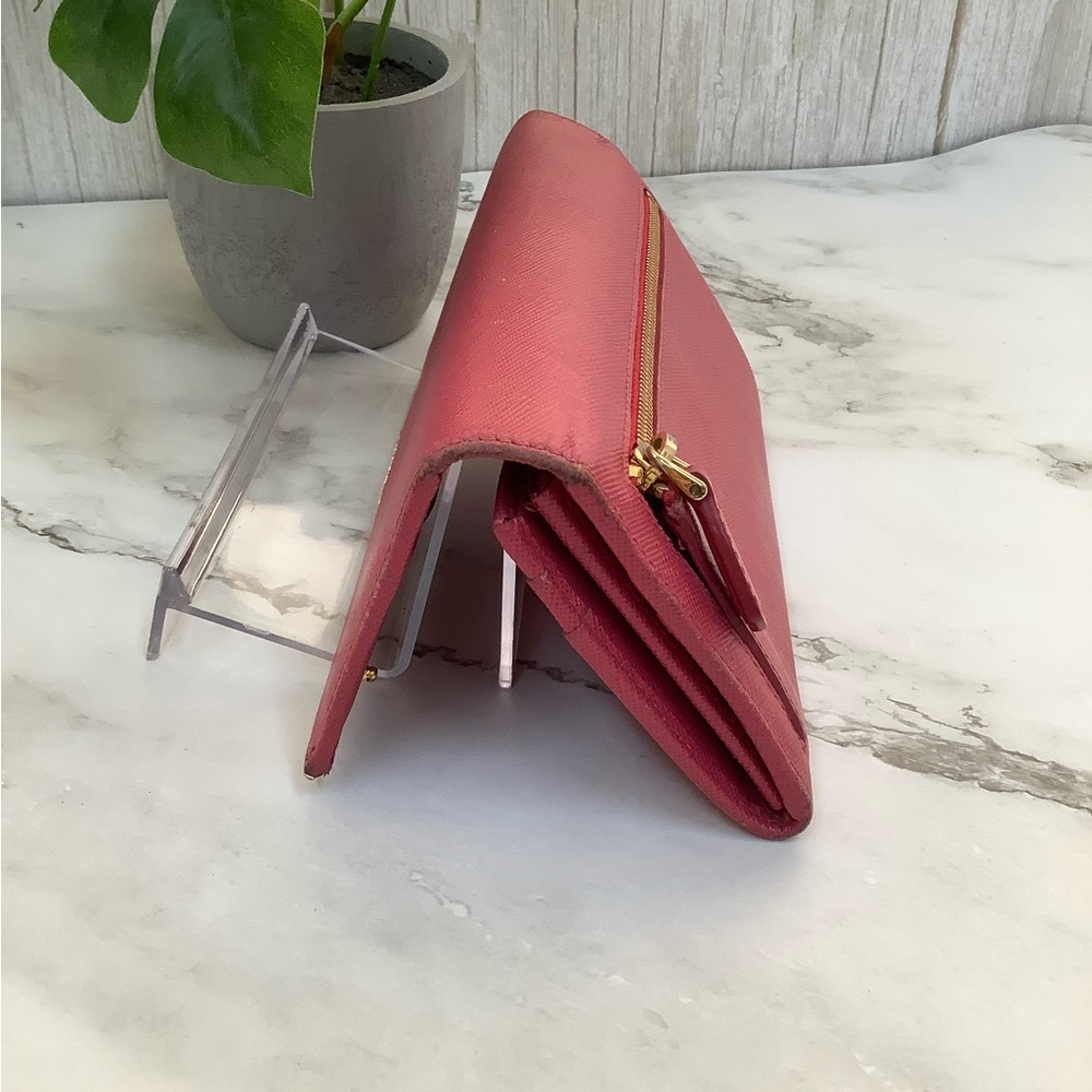 GUC Prada Saffiano Leather Long Wallet - Picture 3 of 8